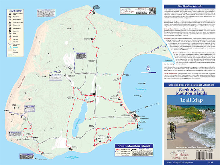 North & South Manitou Islands Trail Map